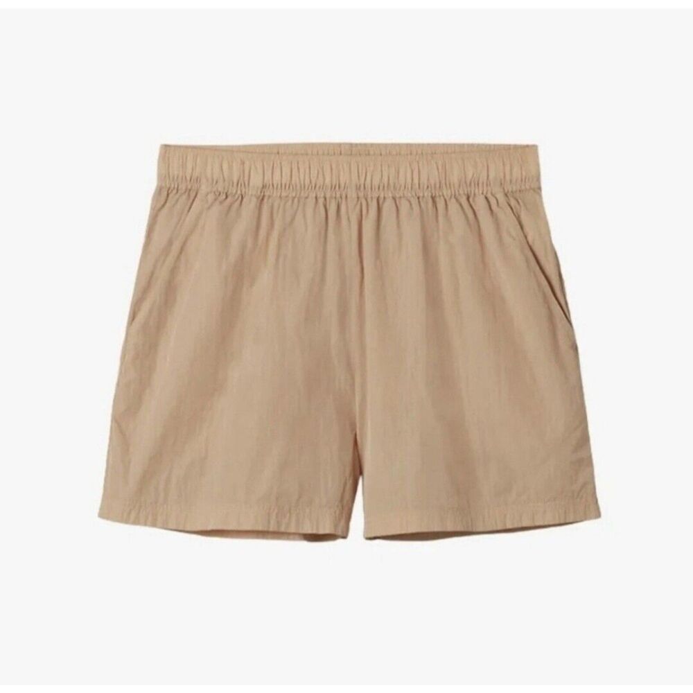 TNA Aritzia Claremont Lightweight Running Shorts Sand Bluff Nylon Size XS GYM